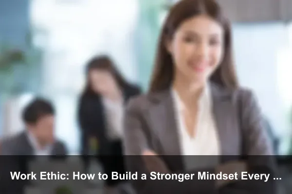 Work Ethic: How to Build a Stronger Mindset Every Day